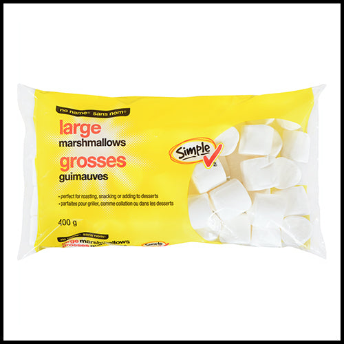 No Name Large White Marshmallows 400g