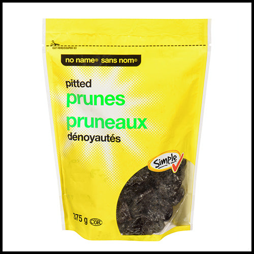 No Name Pitted Prunes 375g