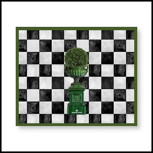 Manor Road Courtyard Green Placemats 30pk