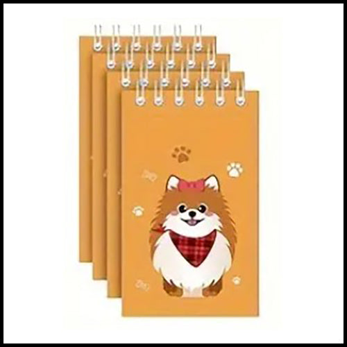 Pomeranian Spiral Note Pad