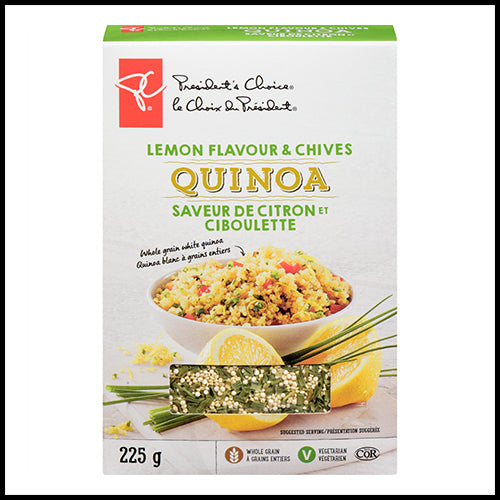 President's Choice Lemon Flavour & Chives Quinoa 225g