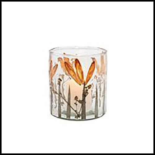 Indaba Pressed Floral Candle Holder