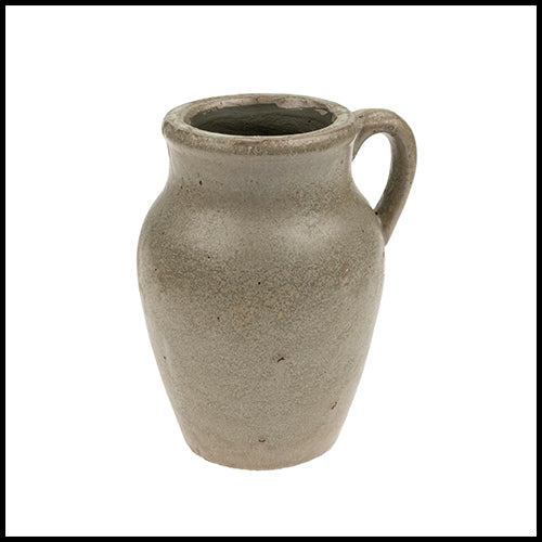 Rhodes Pitcher Vase, Reactive Brown