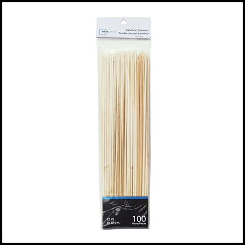 Bamboo Skewers 12inch  - 100 pack