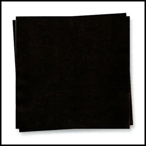 Francoise Paviot Solid Black Cocktail Napkin 20pk