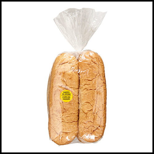 BakedInStore Sub Buns 60% Whole Wheat 4pk