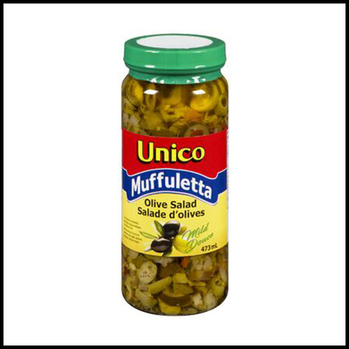 Unico Mild Muffuletta Olive Salad 473ml