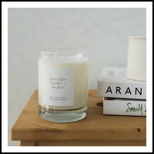 Luminary Studio Soy Wax Candle Vanilla Santal and Amber 300g