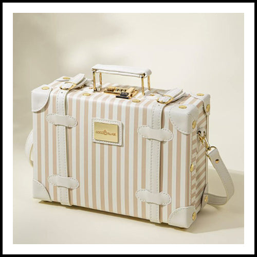 Coco Village Vegan Leather Play Suitcase - Sable
