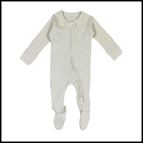 Love'dbaby Organic Cotton Sleeper - Stone - 6-9mths