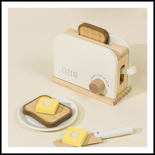 Coco Village Wooden Toaster Play Set