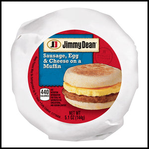 Jimmy Dean Sausage, Egg & Cheese Muffin Sandwich 141g