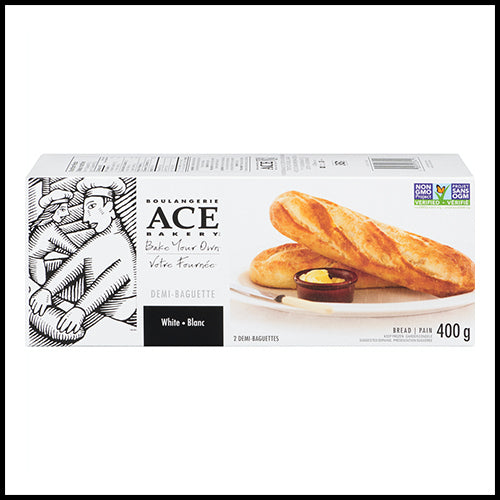 Ace Bakery White Bake Your Own Demi Baguette 400 g