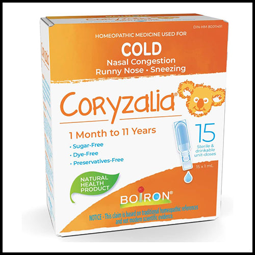 Boiron Coryzalia Cold Homeopathic Drops 15ml