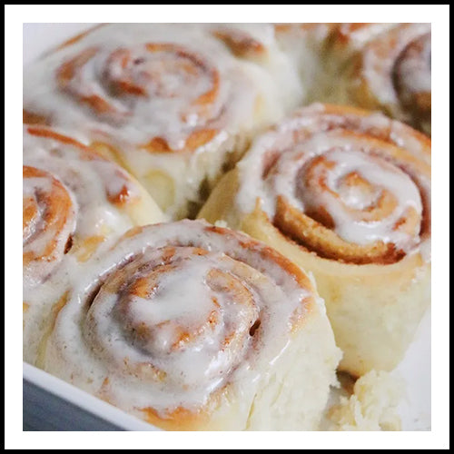 Home Baked Cinnamon Rolls w/ Cream Cheese Icing 4x6 (6ct)