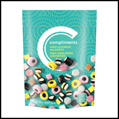 Compliments Mini Licorice Allsorts Candy 175g