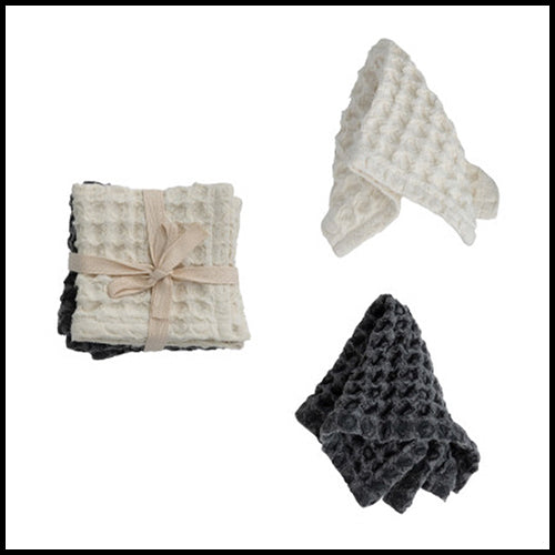 Cotton Weave Dish Cloths Set of 2