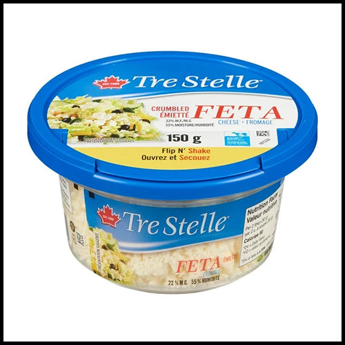 Tre Stelle Crumbled Feta Cheese 150g