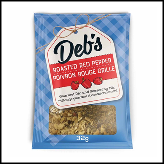Deb's Roasted Red Pepper Gourmet Dip Mix 32g