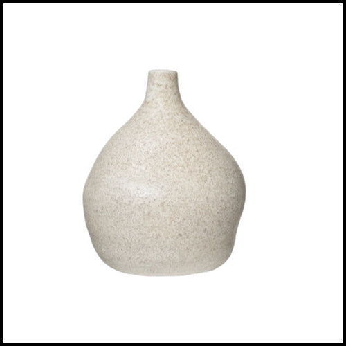 Distressed Cream Vase