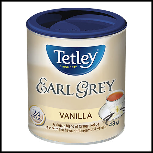 Tetley Earl Grey Vanilla Tea 24ct