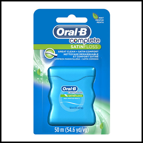 Oral-B Satin Mint Dental Floss 1pk x 50m