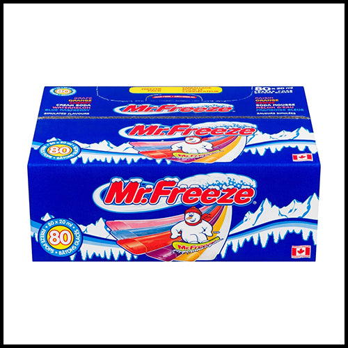 Mr Freeze Regular Freezie Pops 80 pk