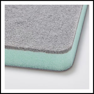 IKEA Svampig Grey/Green Kitchen Scrub Sponges 3pk