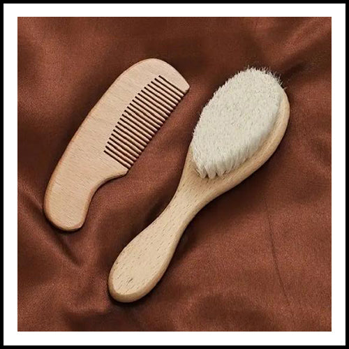 Baby Wooden Brush Set