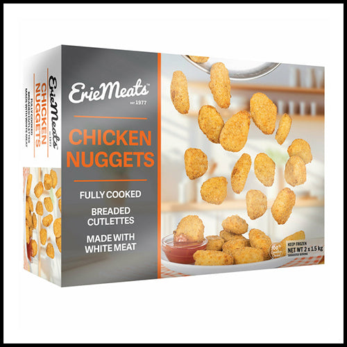 (COSTCO BULK) Erie Meats Fully Cooked Chicken Nuggets 2x1.5kg