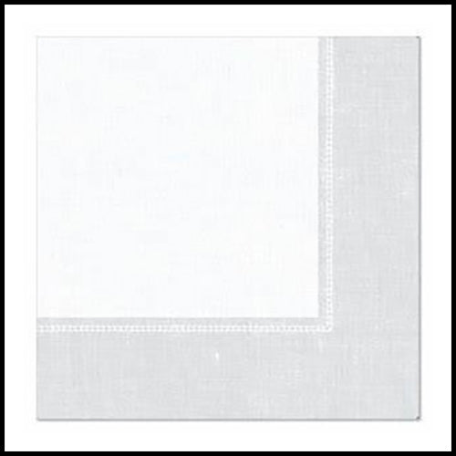 Royal Collection Linum white Dinner Napkins 50PK