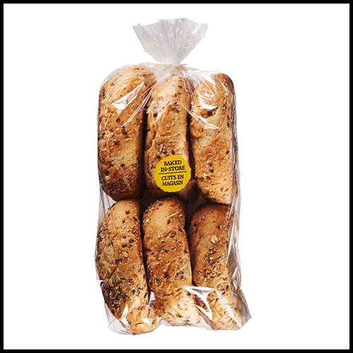 BakedInStore Rolls Kaiser Multigrain 6pk