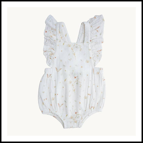 ELI&Nev Muslin Romper Summer Flower Romper 9-12mth