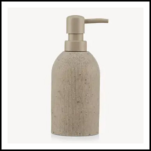 Resin Soap Dispenser Beige