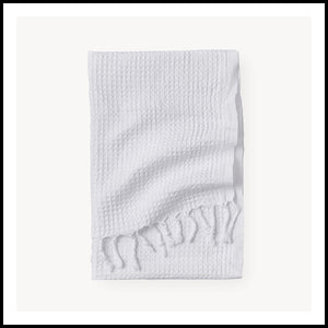 Stonwashed Waffle Hand Towel -Salt