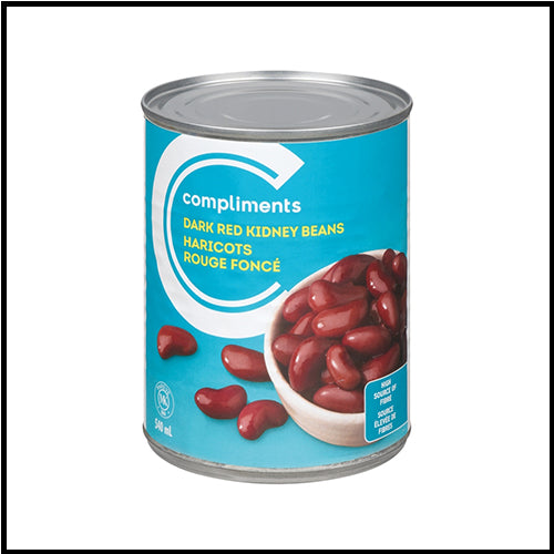 Compliments Dark Red Kidney Beans 540ml