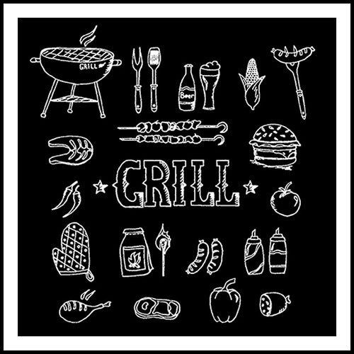 Grill Lunch Napkins 20pk