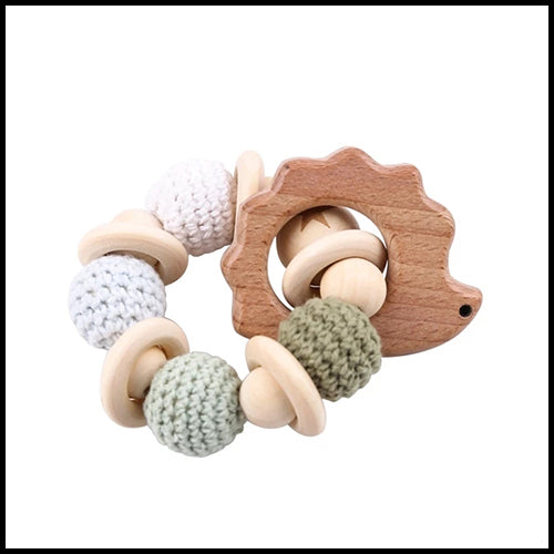 Wood Hedgehog Teether