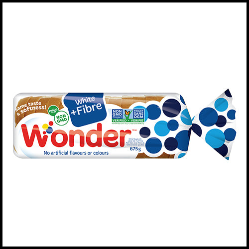 Wonder Bread White + Fibre 675g