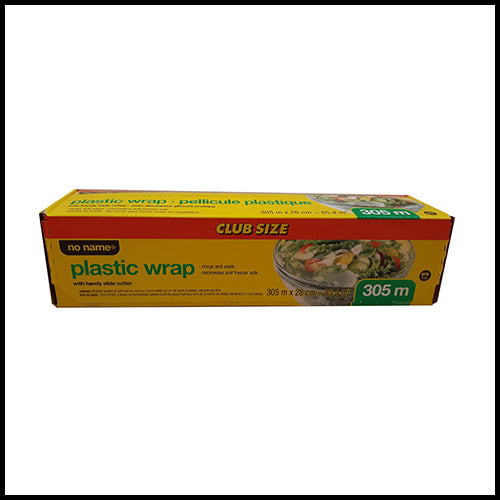 No Name Club Size Plastic Cling Wrap 305m