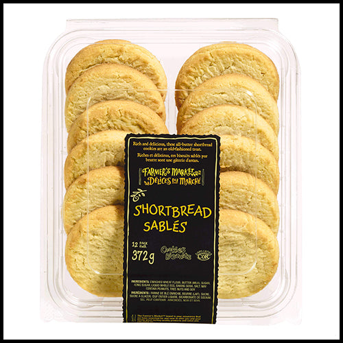 Farmers Market Cookies Shortbread 12ct