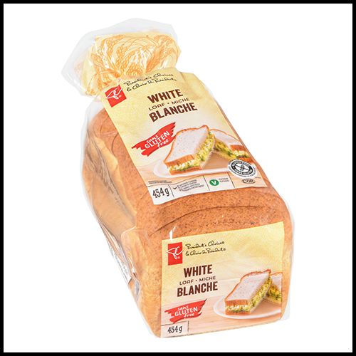 Presidents Choice Gluten Free Bread White 454g