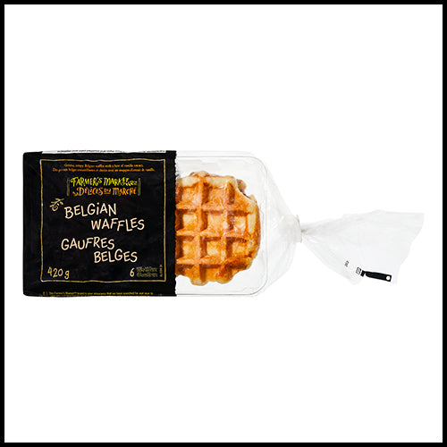 Farmers Market Belgian Waffles 6pk