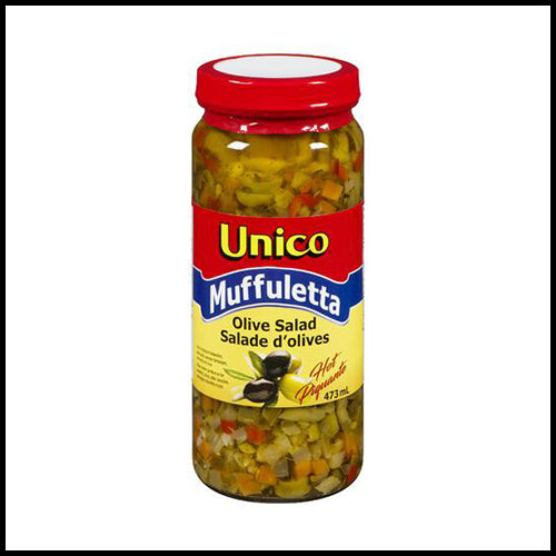 Unico Hot Muffuletta Olive Salad 473ml