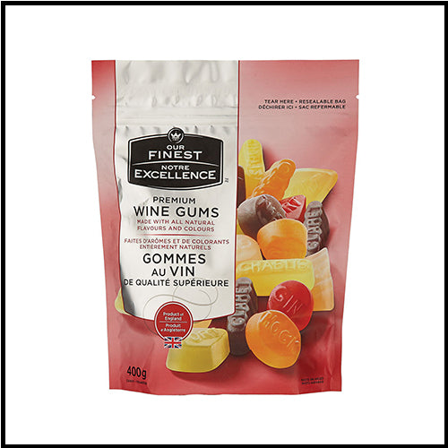 Our Finest Wine Gums Candies 400g