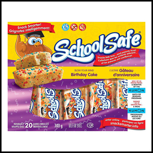 School Safe Birthday Cake Bars 20pk (PREORDER)