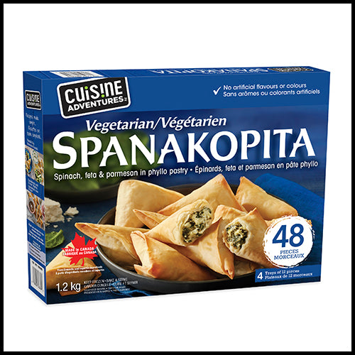 (COSTCO BULK) Cuisine Adventures Spanakopita 48pk 1.2kg