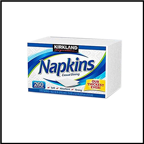 Kirkland 1 Ply Napkins 260pk