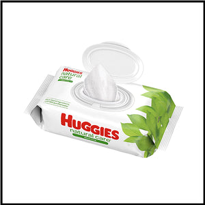 Huggies Natural Care Baby Wipes 64ct x 18pks