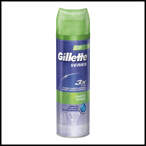 Gillette Series Sensitive Shave Gel 198g